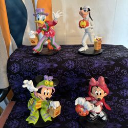 Disney Halloween Figurines Set of Four
