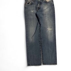 boss jeans orange seams 35W 34L