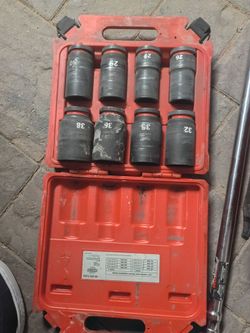 Milwaukee 3/4" Drive Deep Impact Socket Set