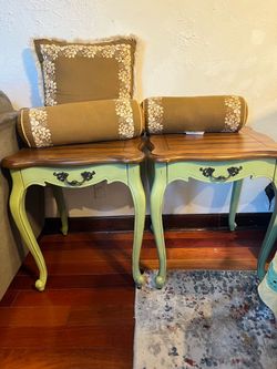 Two side tables