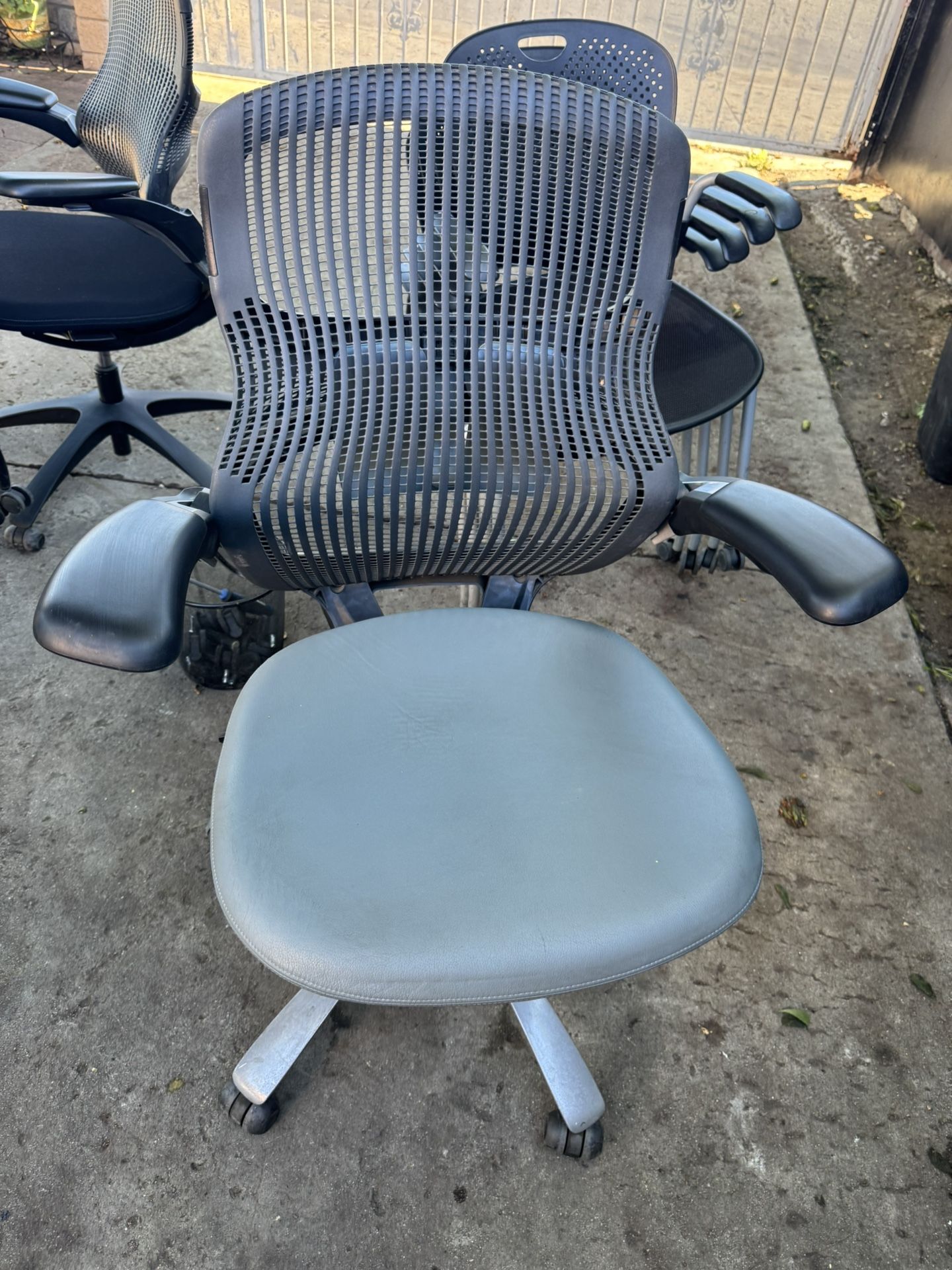 Knoll Leather Office Chair