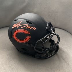Mike Singletary Signed Bears Mini Helmet Eclipse  