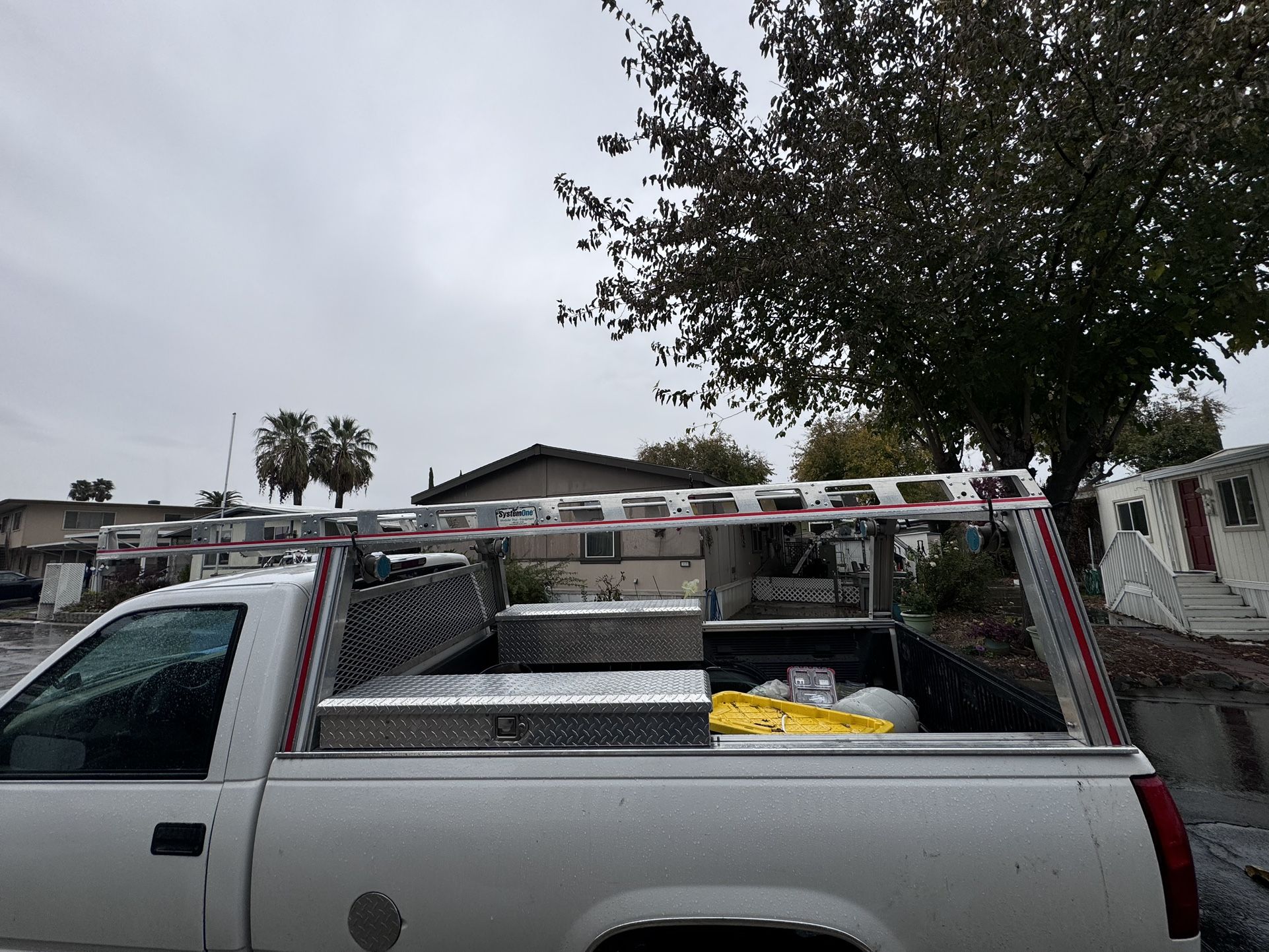 Aluminum Truck Ladder Rack, 8 Foot Bed