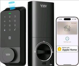 L600 Security Smart Lock Deadbolt Keyless Fingerprint Code NFC Apple HomeKit, WIFI