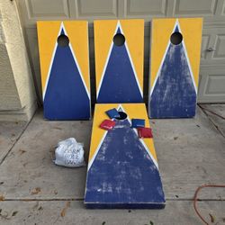 CORN HOLE GAME BOARDS 2 sets