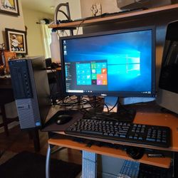 Excellent Dell Desktop Computer With Intel Core i5 Proccesor With Windows 10
