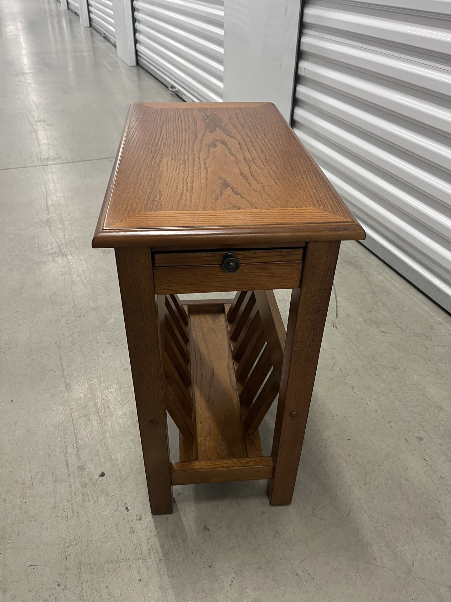 Wood Side Table