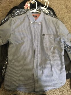 MEN'S MATIX BUTTON UPS!!