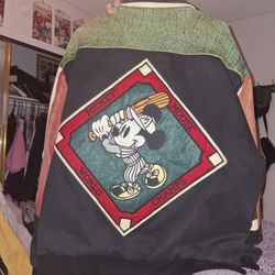 Vintage Disney Mickey Mouse Jeff Hamilton Jacket