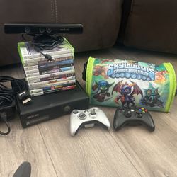 Used Xbox 360 S + Kinect and Games