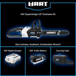 40V 16" BRUSHLESS SUPERCHARGE CHAINSAW 