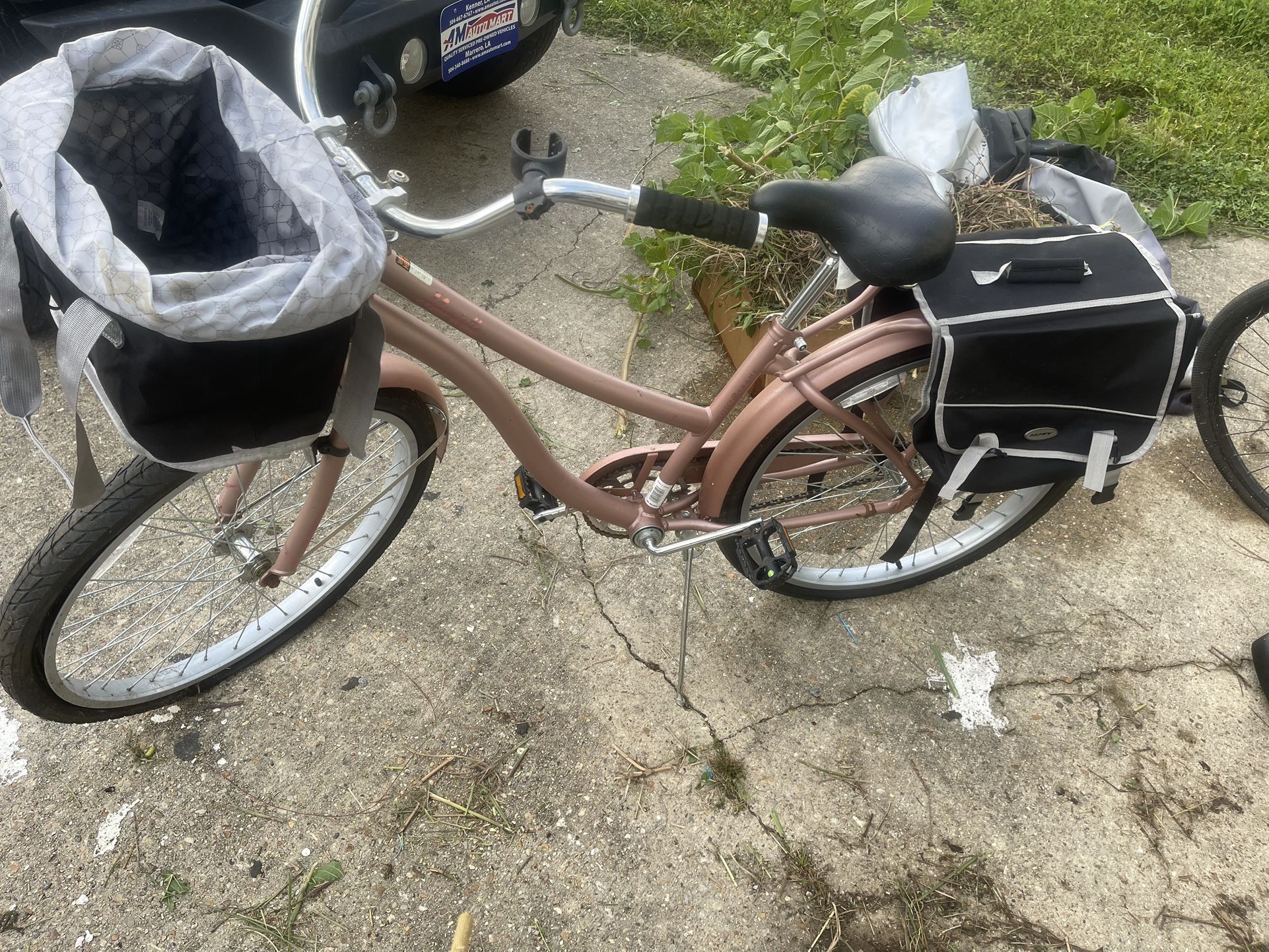 Huffy Marietta Cruiser Bike with Baskets
