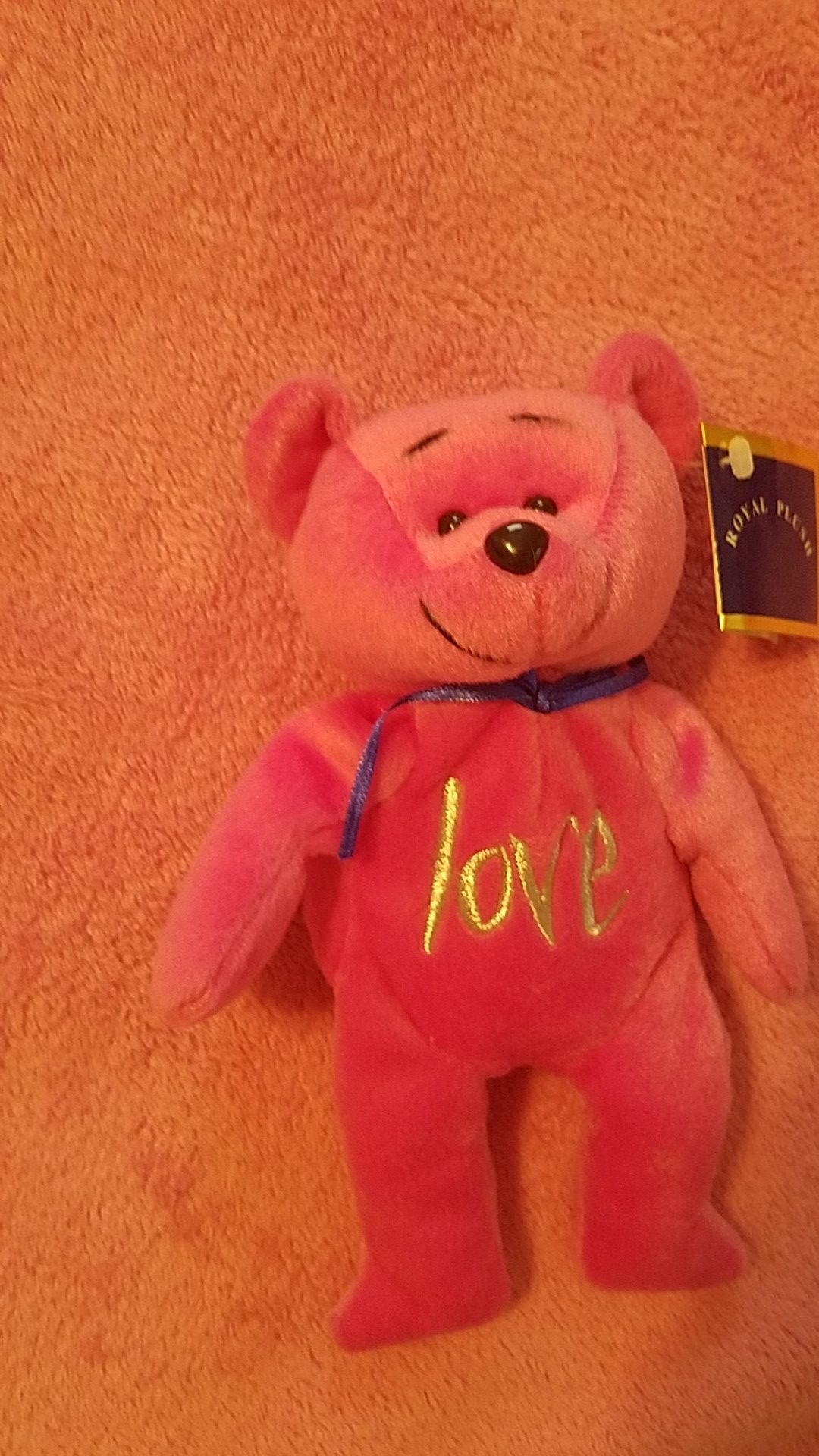 Brand new Valentine's day pink "love" bear