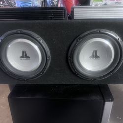 JL audio Subwoofer and amps 