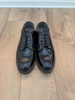 Rothco Hi-Gloss Uniform Oxford Dress Shoes Black Size 9R w/ Box