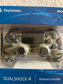 Sony DualShock 4 Wireless Controller - Green Camouflage