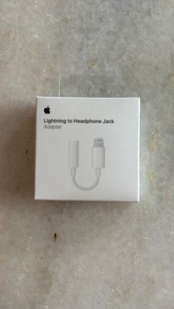 Apple Lightning to Headphone Jack New in Box