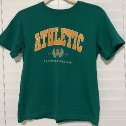 WOMENS ATHLETIC GRAPHIC TEE size xs