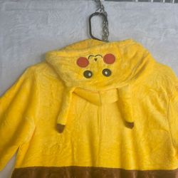 Picachu Pokemon Pajama Body suit Costume Small size Winter PJ's Measurements