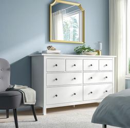 Solid Wood 8-Drawer Dresser