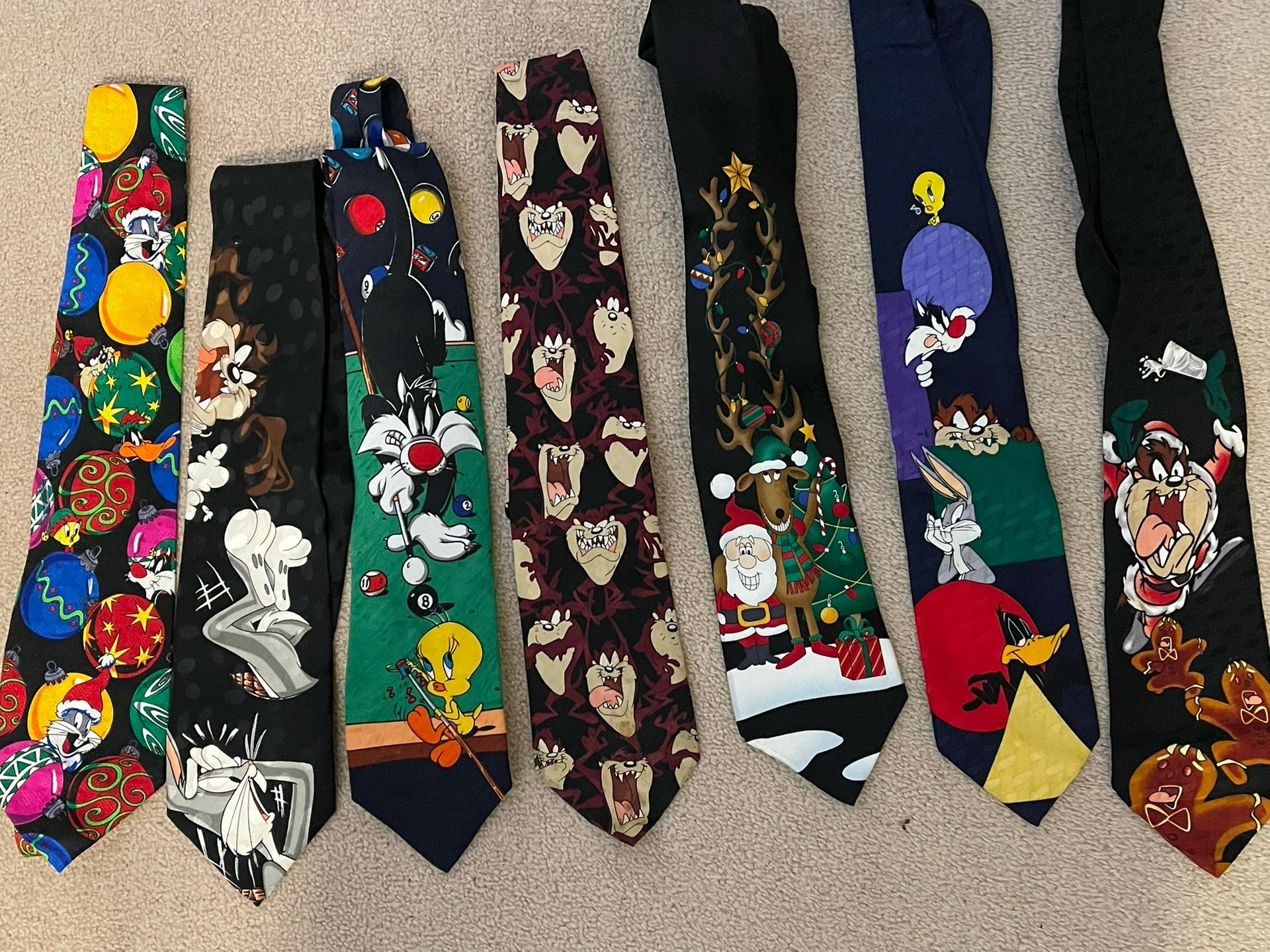 New Really Cute Looney Tunes Ties, Have 7