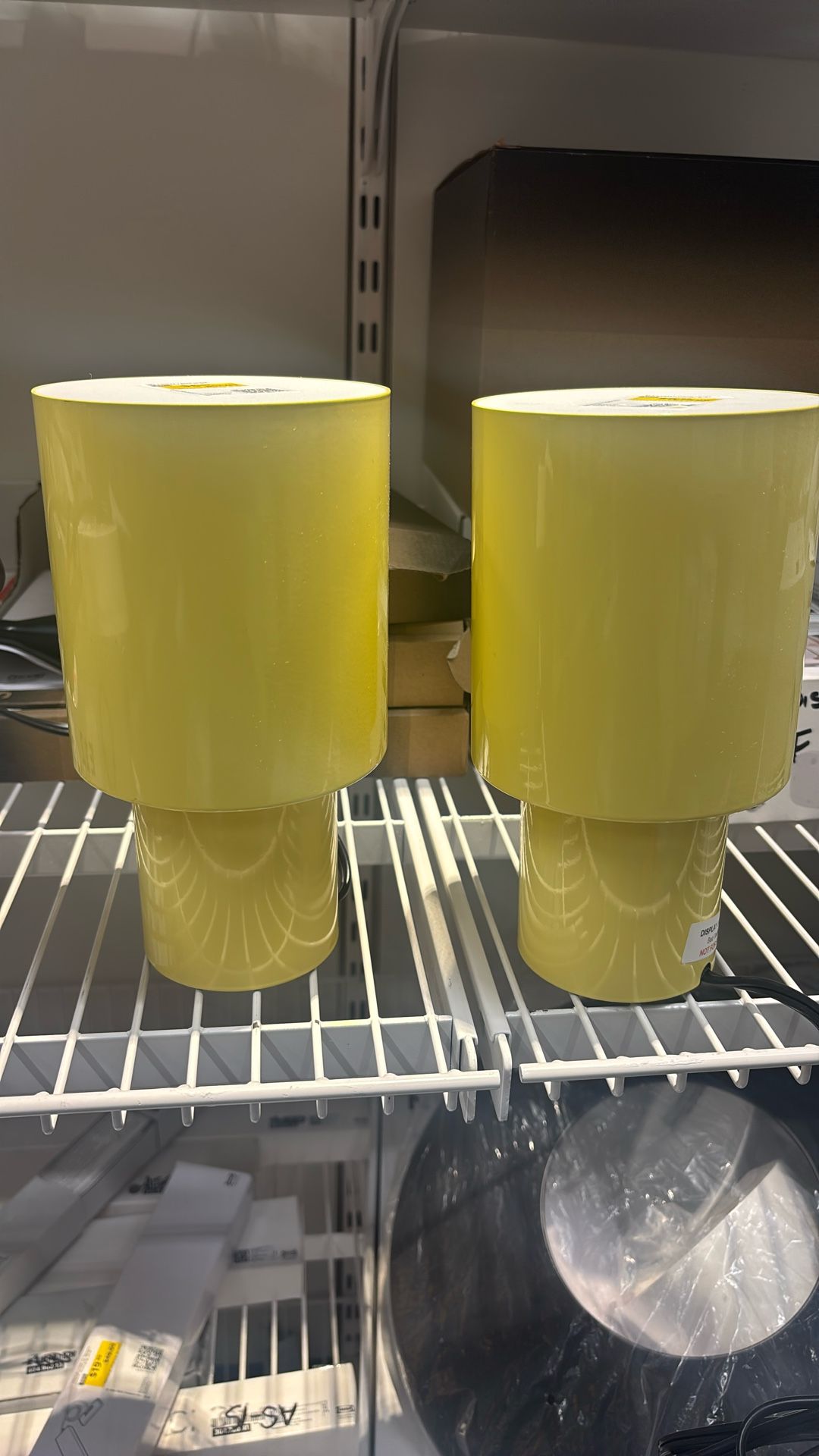 Two Yellow Lamps