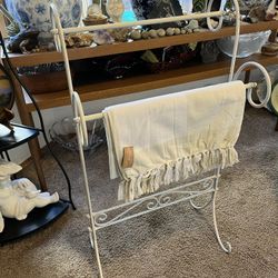 Vintage Wrought Iron Quilt/Display Stand