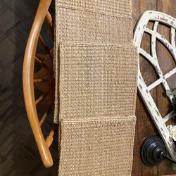4 Matching Rectangle Straw Placemats 