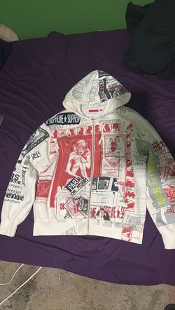 Supreme Collage Zip Up