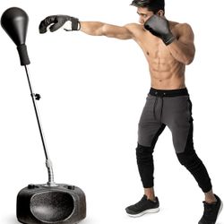Boxing Punching Bag with Gloves 