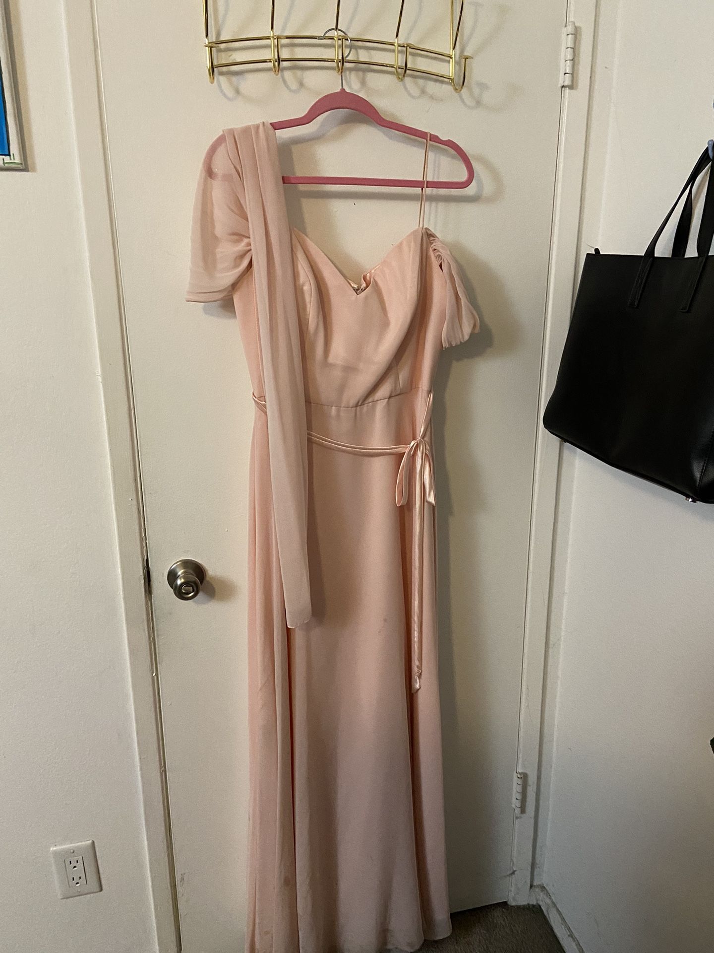 Ballerina Pink Bridesmaids Dress