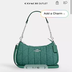 Coach Teri Shoulder Bag / Crossbody Green