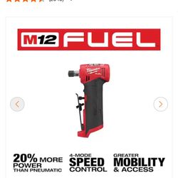 M12 FUEL 12V Lithium-Ion Brushless Cordless 1/4 in. Right Angle Die Grinder (Tool-Only)