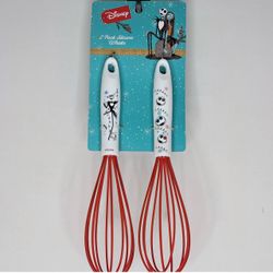 New With Tags 2 Pieces Disney Tim Burton Nightmare Before Christmas Silicone Whisks