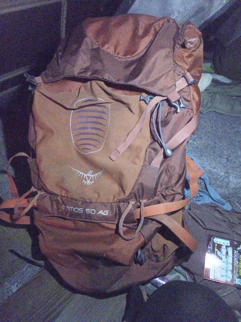 Osprey Atmos 50 AG Hiking Backpack.