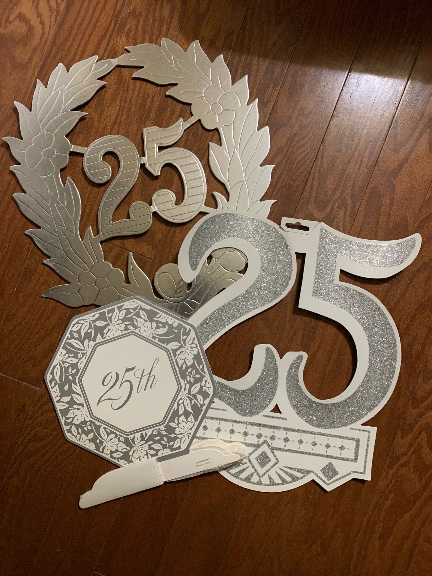 25th Anniversary decor