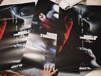 THE WEEKND HURRY UP TOMORROW SIGNED POSTERS