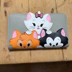 Disney Clutch Purse- 3 Cats/Kittens