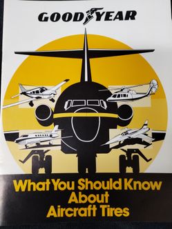 Vintage Goodyear Aircraft Tires buyers guide/Airplane Tires, 17 pages