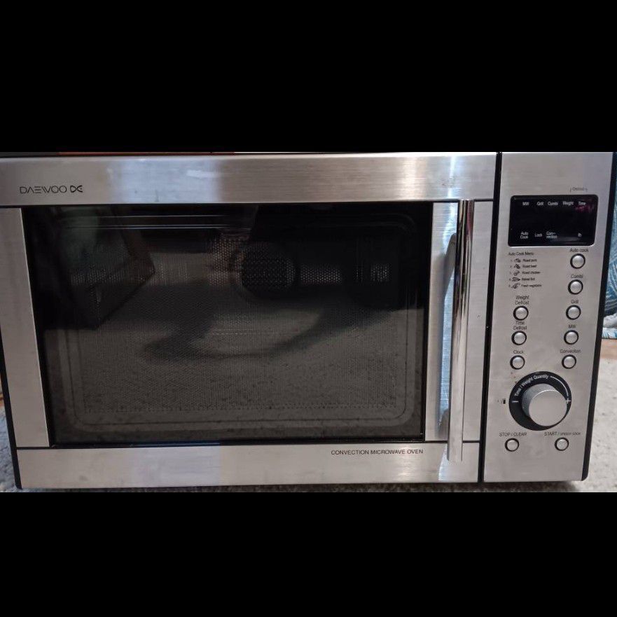 Microwave Stainless Steel Large with Convection Oven 