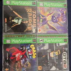 Playstation One Greatest Hits Video Game Bundle.