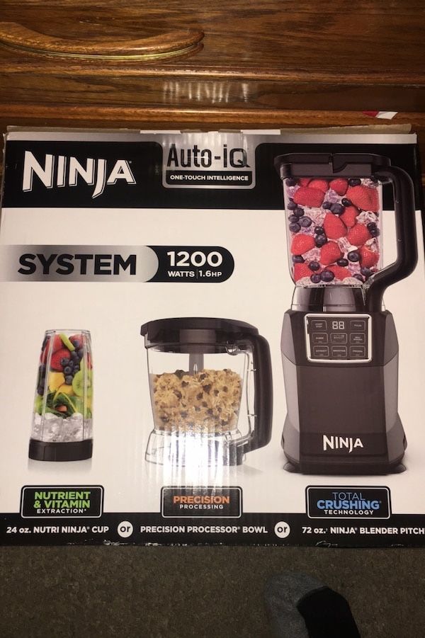 New Ninja Kitchen System with Auto IQ Boost and 7Speed Blender for