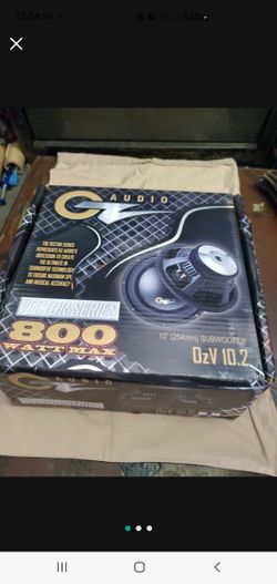 Oz Vector Series 10" Dual Coil 800 Watt Sub