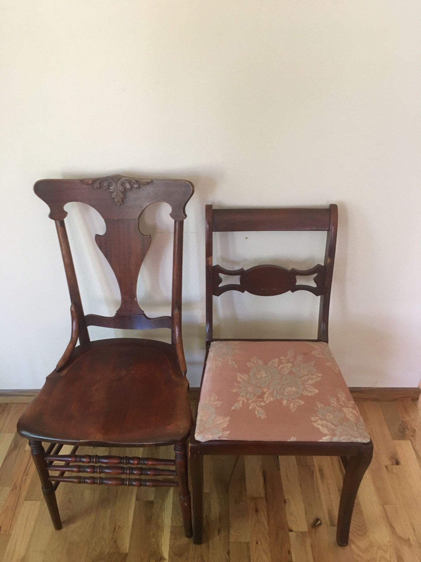 Antique chairs from the 1940s