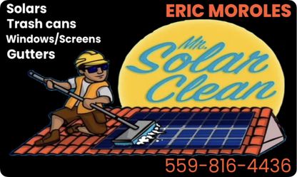 Solar Panels, Gutters, Trash cans