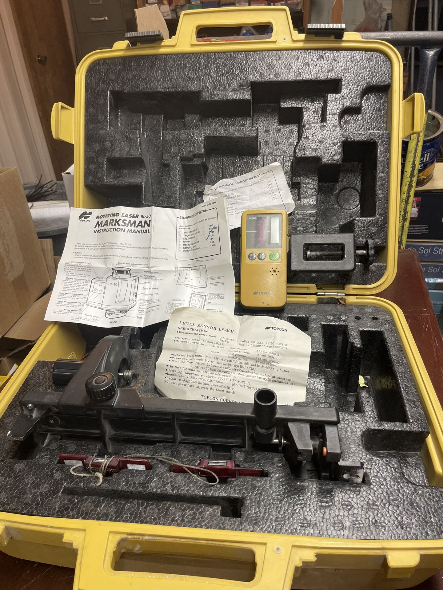 Topcon Marksman RL 50 Rotating Laser