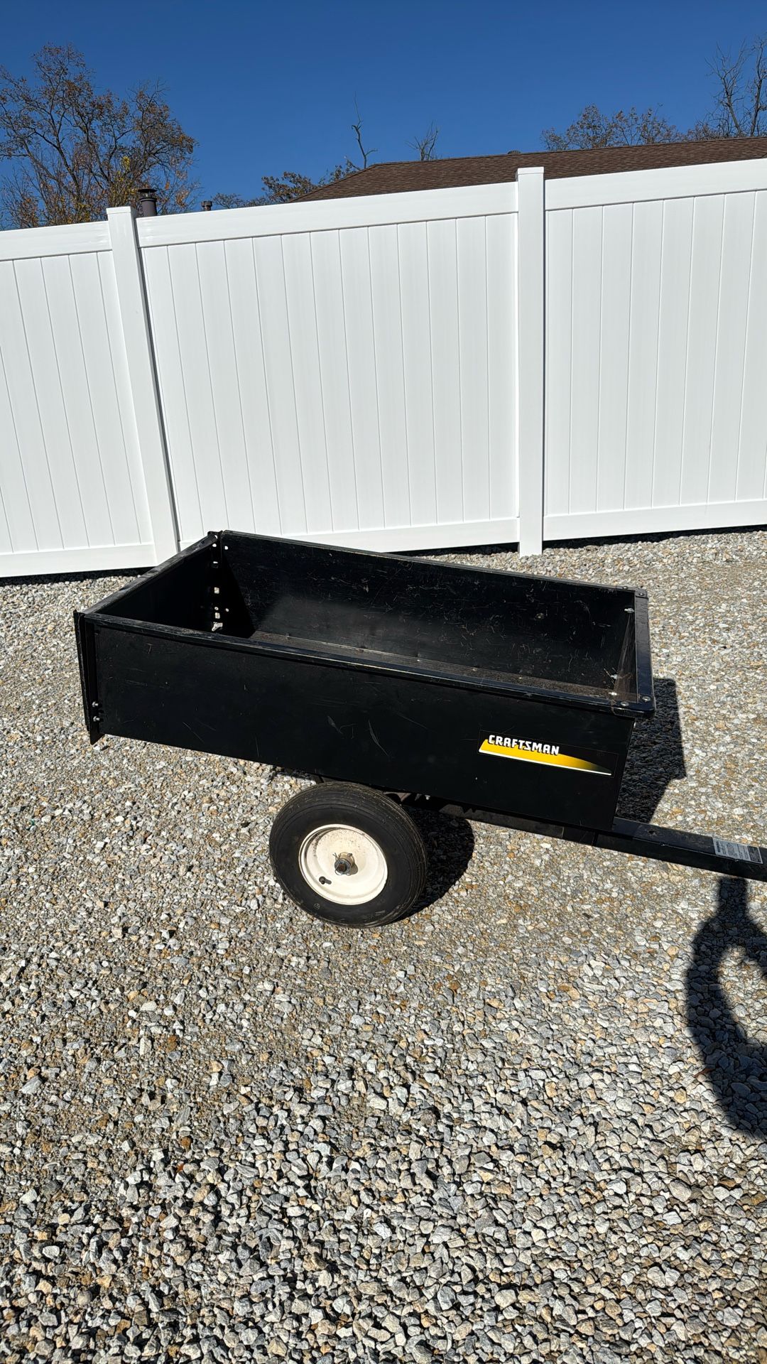 Lawn Tractor Dump Trailer