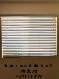 Blinds for six windows