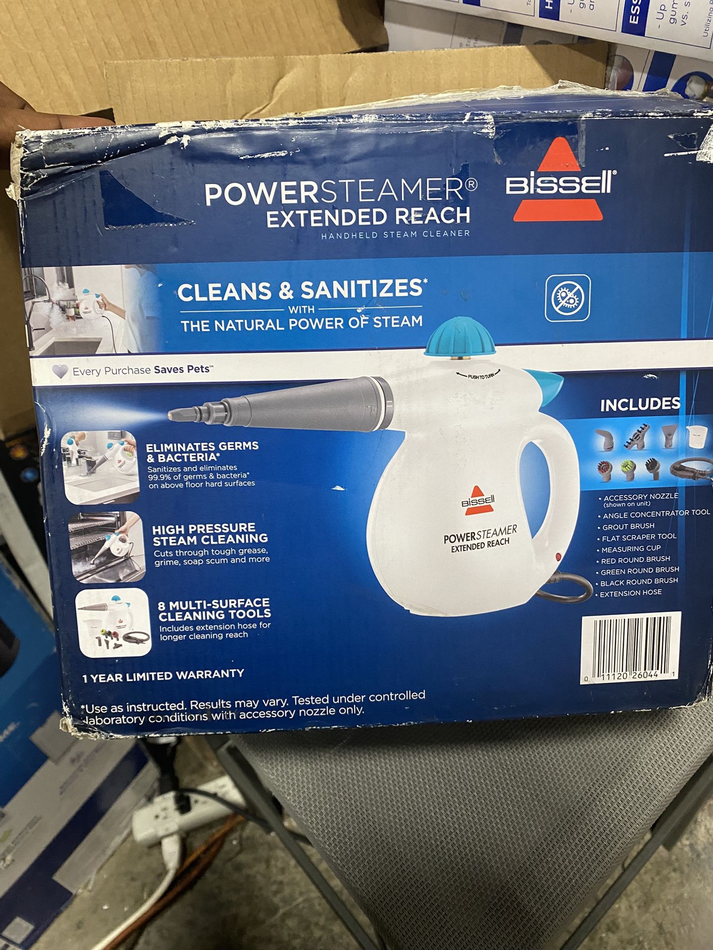 BISSELL Powersteamer Extended Reach Hand Held Steamer - 2994W