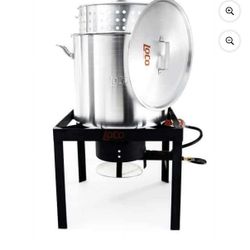 LoCo Cookers 60 Qt Propane Outdoor Fryer with Twist & Steam SureSpark - NEW